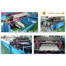 Automatic Color Steel Water Wave Making Machine For Roofing Sheet